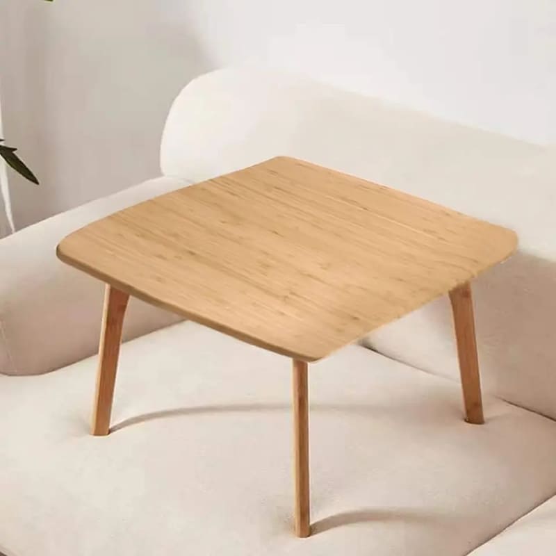 Matala teepöytä istuuneliön tatamipöydän bambu -huonekalujen lattialla